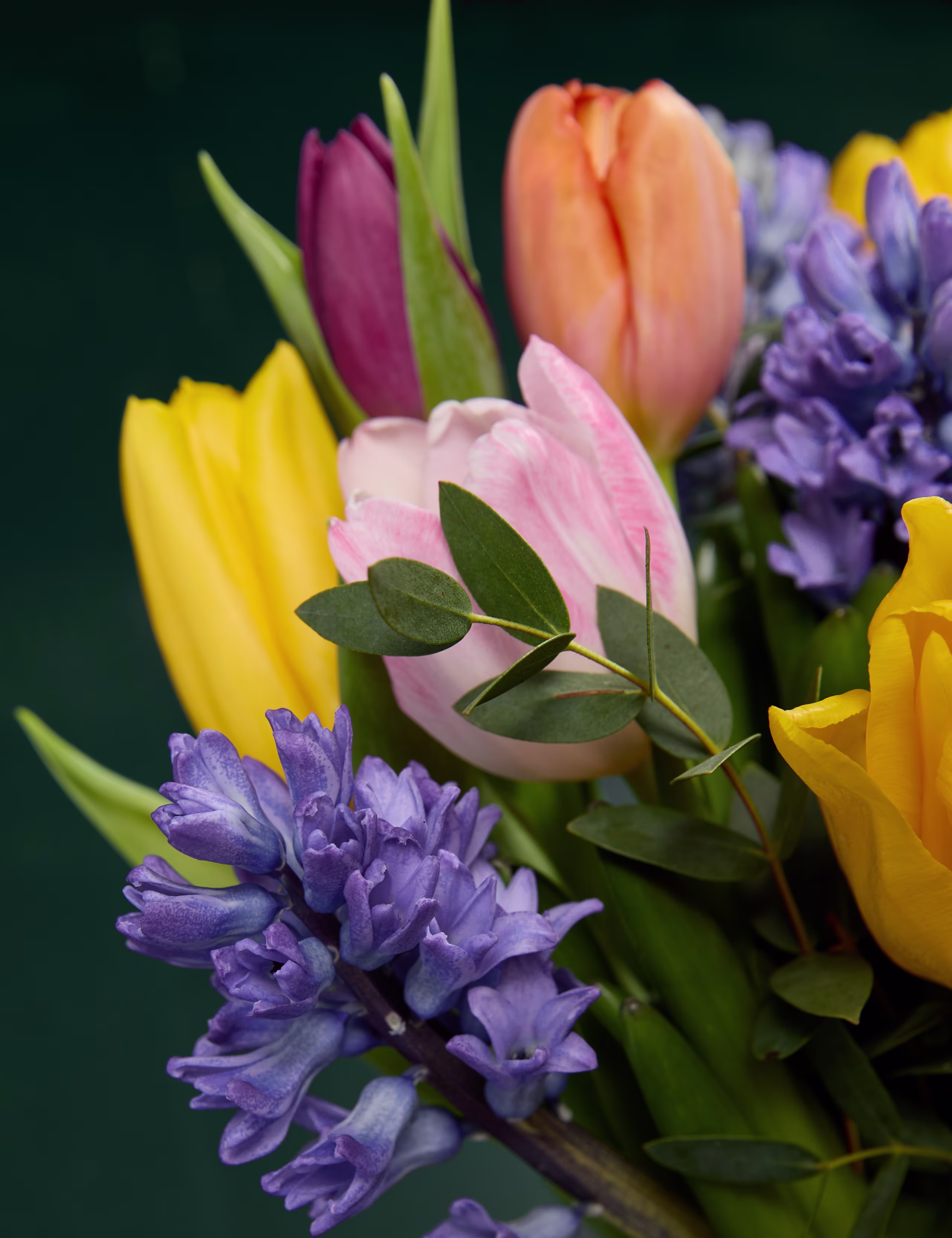 Anneler Günü Sümbül & Lale Buketi